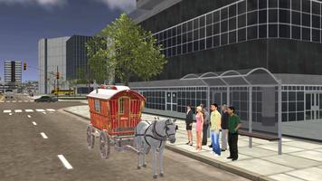 Horse Coach Simulator 3D capture d'écran 1