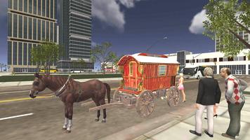 Horse Coach Simulator 3D capture d'écran 2