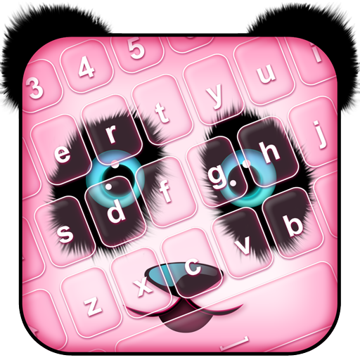 Panda Bear Animated Keyboard