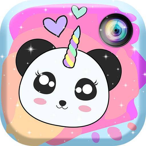 Panda Unicorn Kawaii Photo Stickers