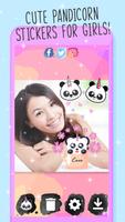 Gấu Trúc Kỳ Lân Hình Dán Kawaii ảnh chụp màn hình 2