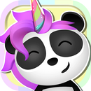 Licorne Panda Autocollants Photo APK