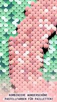 Pastellfarbener wende Paillietten Hintergrund Screenshot 3