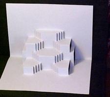 Kertas 3d idea-idea seni syot layar 3
