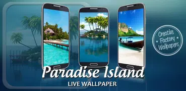 楽園の島のライブ壁紙