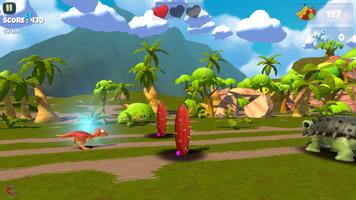 Dinos Vs Cactus 3D - Lil T Rex screenshot 2