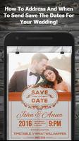 Wedding Invitation Save-the-Da Affiche