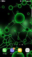 Molecules 3D Live Wallpaper APK download