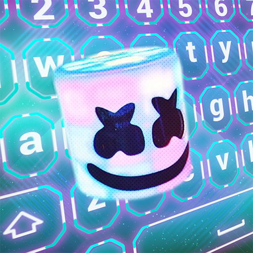 😀 Tema De Teclado Marshmello 😀