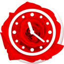 🌹 Horloge Rose - Fond D Écran Fleur Rose 🌹 APK