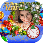 New Year 2019 Photo Frame-icoon