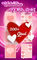 Valentine Photo Grid-poster