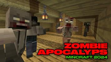 Zombie Apocalyps Mincraft 2024 ポスター