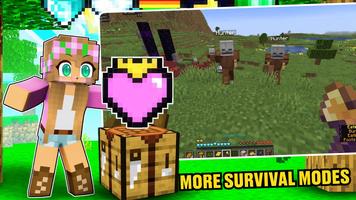 Craft Hearts Mod for Minecraft poster