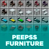 Peepss Furniture Minecraft Mod