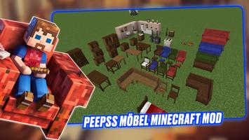 Peepss Möbel Minecraft Mod Plakat