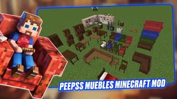 Peepss Muebles Minecraft Mod Poster