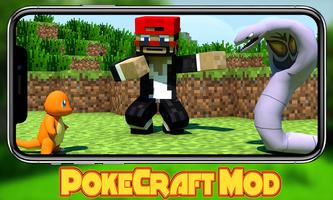 PokeCraft Mod for MCPE Maps poster