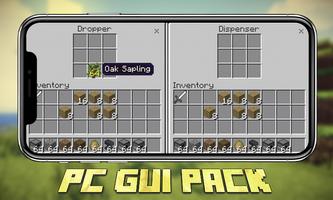 حزمة PC GUI لـ Minecraft PE تصوير الشاشة 1