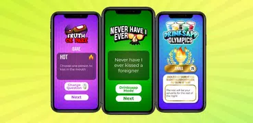DrinksApp: games for predrinks