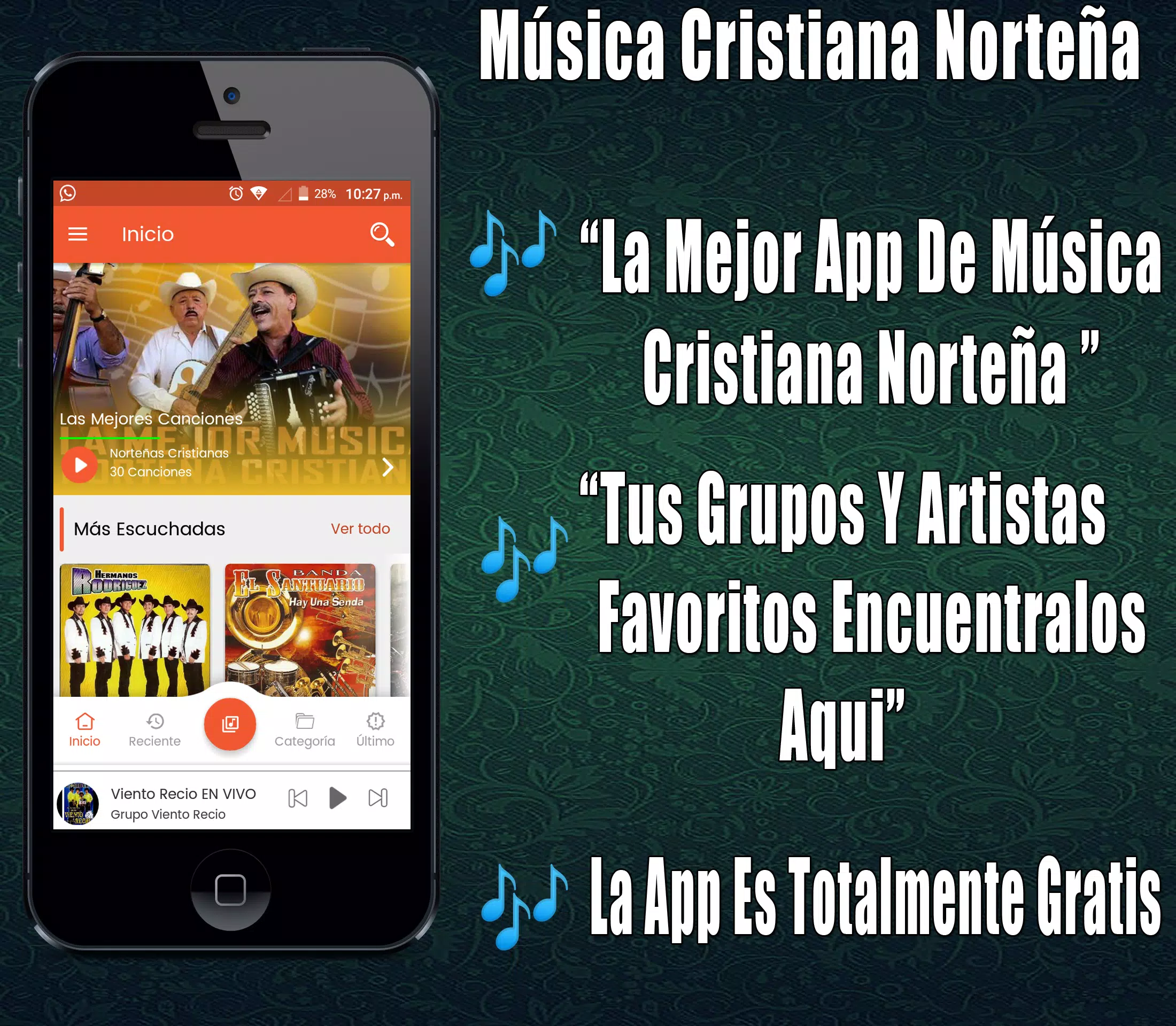 Descarga de APK de Musica Norteña Cristiana para Android