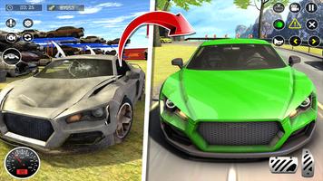 Car Test Junkyard Racing Game capture d'écran 1