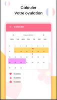 Period Tracker Ovulation Dates capture d'écran 2