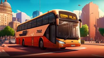Modern Bus Simulator 3D 23 Affiche