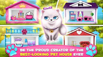 Pet House Decoration Games تصوير الشاشة 1