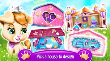 Pet House Game Princess Castle Affiche