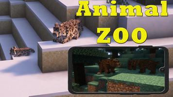 Animal zoo mod for Minecraft 海报