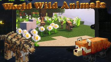 World Wild Animals Minecraft Affiche