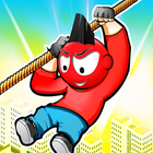 Rope Zipline Rescue - Rope Puzzle Game icon