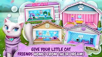 Pet Cat House Decoration Games পোস্টার