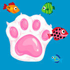 Peppy fishes for cats toy game icon