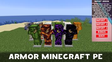 Armor Mod for Minecraft PE imagem de tela 1