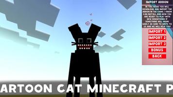 Cartoon Cat Mod for Minacraft постер