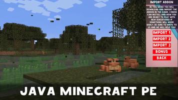 Java Texture Mod for Minecraft poster