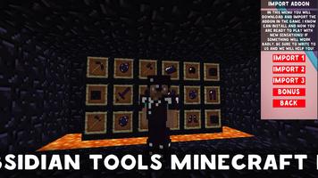 Obsidian Tools for Minecraft постер