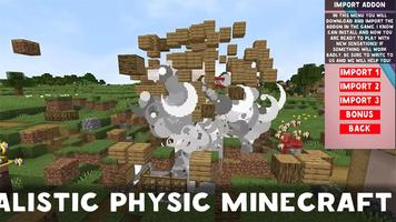 Realistic Physics Minecraft PE ảnh chụp màn hình 1
