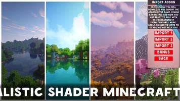 Realistic Shader for Minecraft постер