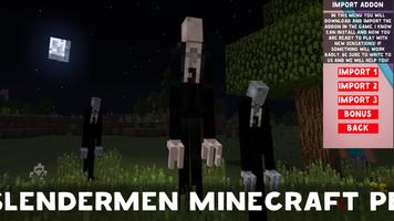 Slenderman Mod for Minecraft постер