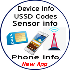 Phone Info Pro (Device Info-Sensor Info-SIM USSD) أيقونة