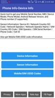 Phone Info Pro (Device Info-Sensor Info-SIM USSD) Plakat