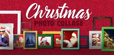 聖誕節照片拼貼 – 冬天相框