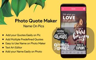 Photo Quote Maker - Name On Pics পোস্টার