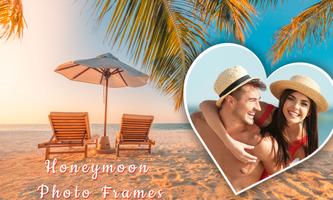 Honeymoon Photo Frames : Kiss GIF, Love Couple GIF Plakat