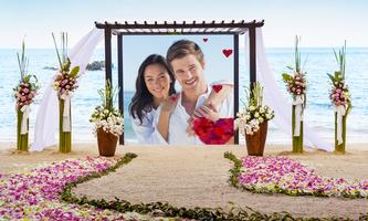 Honeymoon Photo Frames : Kiss GIF, Love Couple GIF スクリーンショット 2