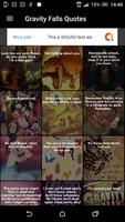 Quotes from Gravity Falls Affiche