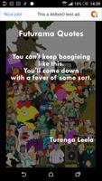 Quotes from Futurama poster